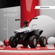 Emotorad Formula Fun Turbo Trek ATV (White)-Ride Ons-Formula Fun-Toycra