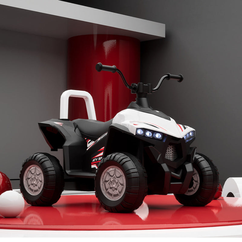 Emotorad Formula Fun Turbo Trek ATV (White)-Ride Ons-Formula Fun-Toycra
