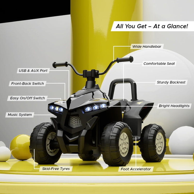 Emotorad Formula Fun Turbo Trek ATV (Yellow Streak)