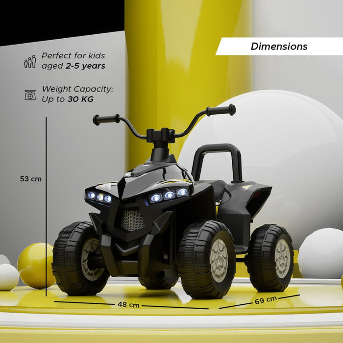 Emotorad Formula Fun Turbo Trek ATV (Yellow Streak)-Ride Ons-Formula Fun-Toycra