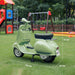 Emotorad Formula Fun Vespa Toy Ride-On Scooter (Green)-Ride Ons-Formula Fun-Toycra