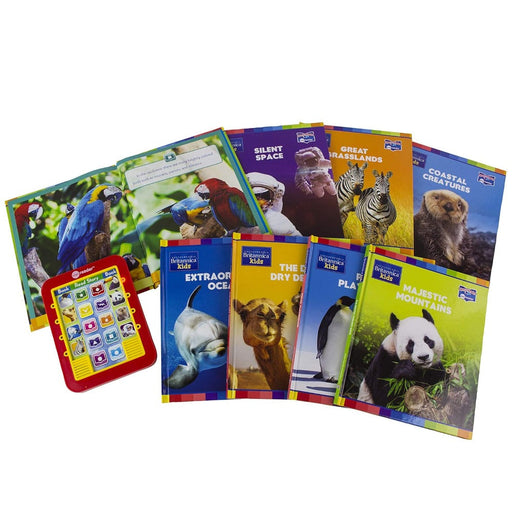 Encyclopaedia Britannica Kids Electronic Reader And 8-Book Library-Story Books-SBC-Toycra