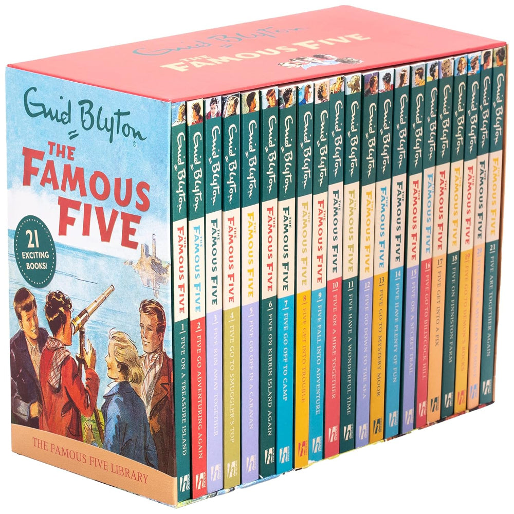 Enid Blyton The Famous Five Box Set (Set Of 21 Books)