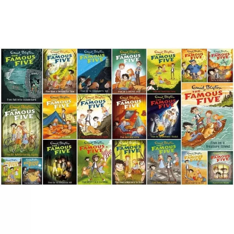 Enid Blyton The Famous Five The Complete Set Of 21 Books