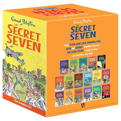 Enid Blyton The Secret Seven (Set Of 17 Books Box Set)-Story Books-Hi-Toycra