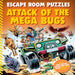 Escape Room Puzzles : Attack Of The Mega Bugs-Activity Books-Pan-Toycra