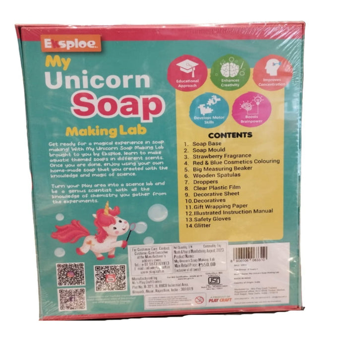 Exploe My Unicorn Soap Making Lab-STEM toys-Eksploe-Toycra