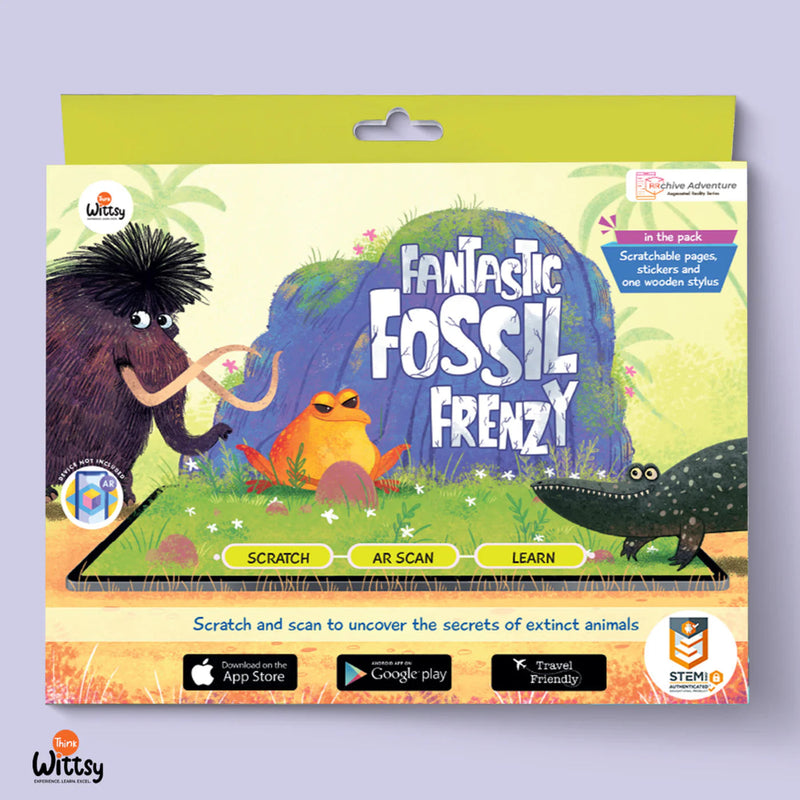 Think Wittsy Fantastic Fossil Frenzy : A Prehistoric Scratch-and-Learn Adventure