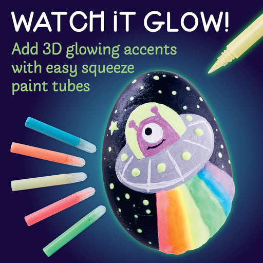Faber-Castell Glow in the Dark Rock Painting Kit