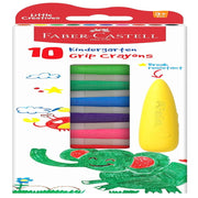 Faber-Castell Kindergarten Grip Crayons - Pack of 10