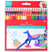 Faber-Castell Triangular Colour Pencil Set – Pack of 48