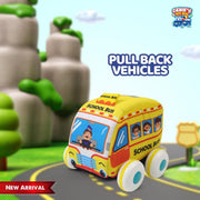Fabric Pull Back Car & Bus