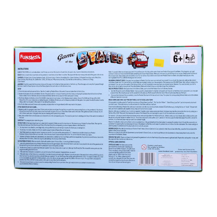 Fanskool Game Of The States-Kids Games-Fanskool-Toycra