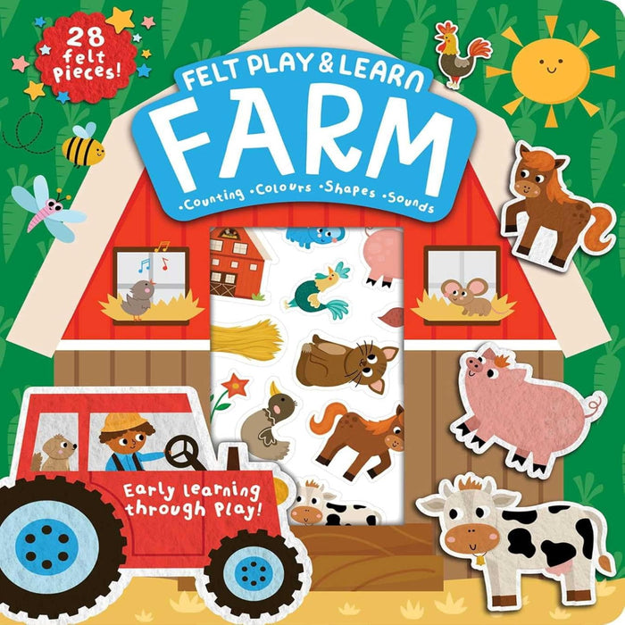 Felt Play & Learn Books-Board Book-Toycra Books-Toycra