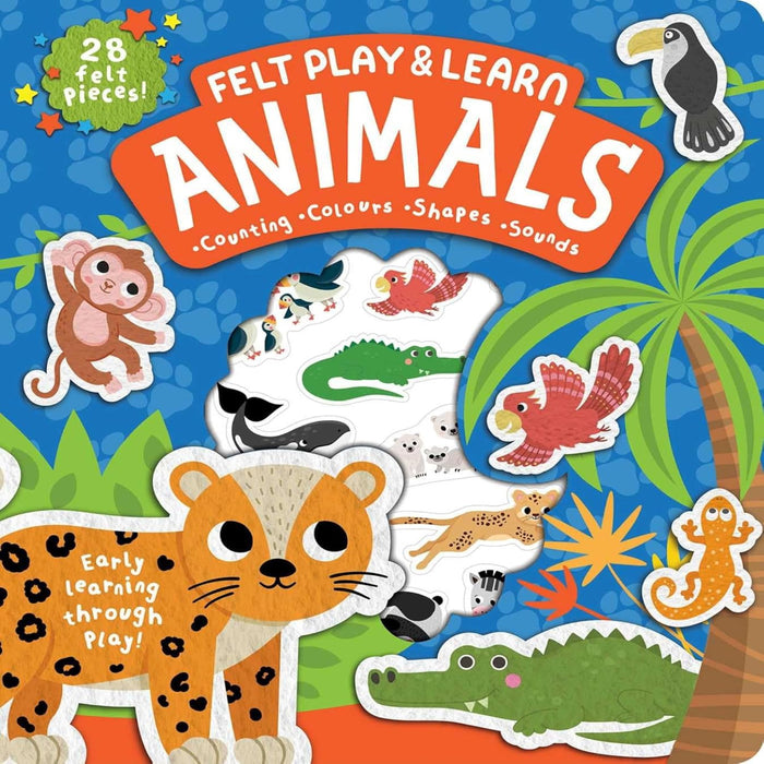 Felt Play & Learn Books-Board Book-Toycra Books-Toycra