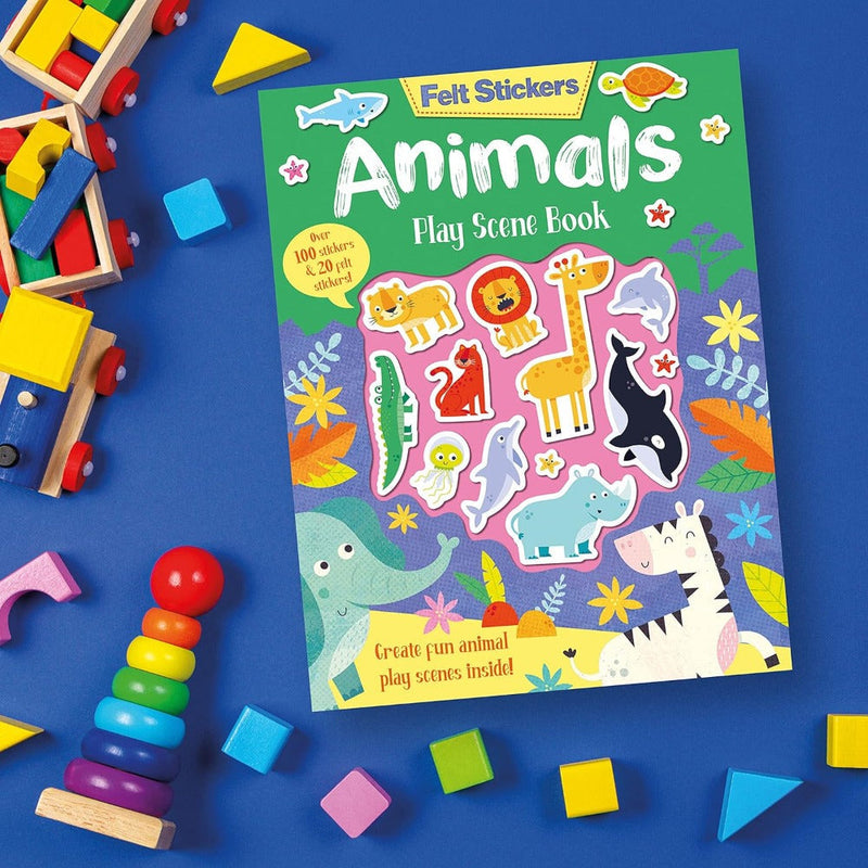 Felt Stickers Play Scene Books