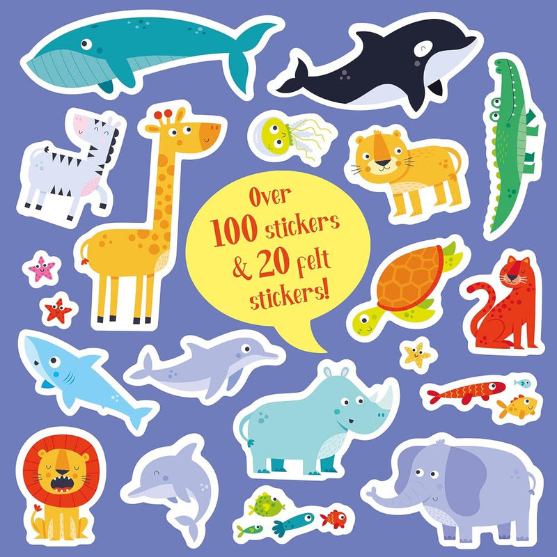 Felt Stickers Play Scene Books
