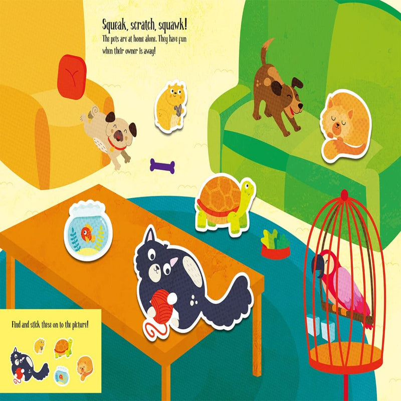Felt Stickers Play Scene Books