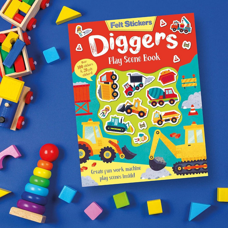 Felt Stickers Play Scene Books