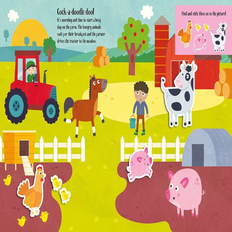 Felt Stickers Play Scene Books