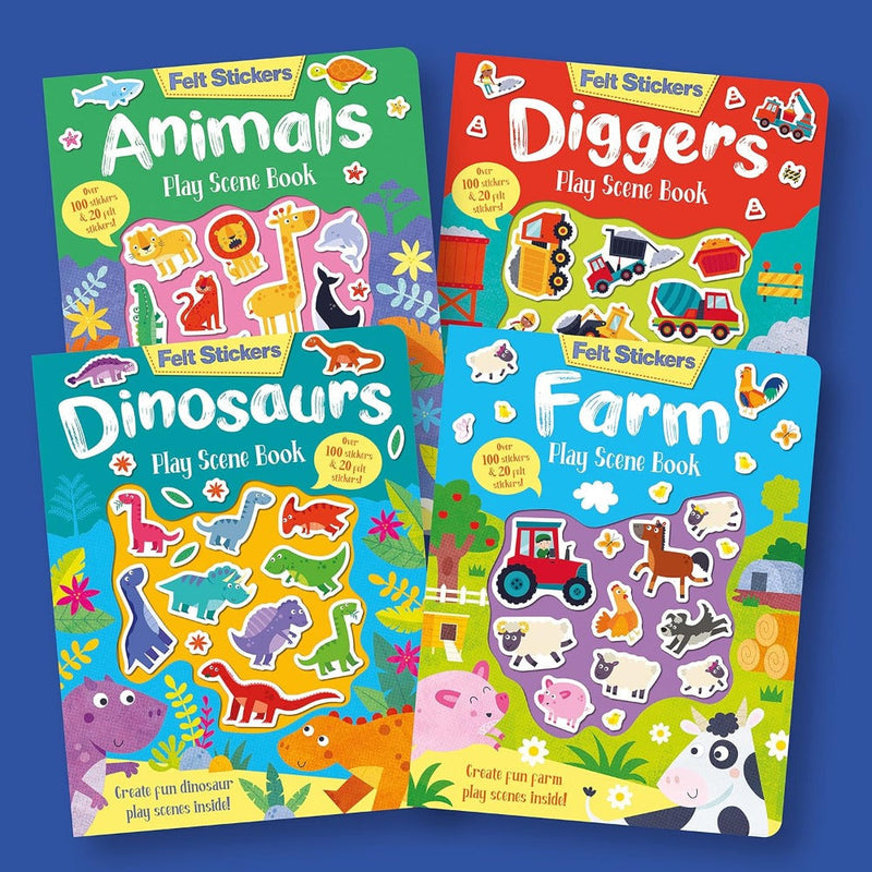 Felt Stickers Play Scene Books