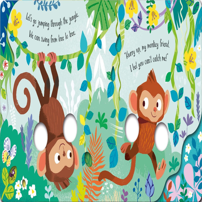 Fingerwiggly Monkeys-Board Book-Usb-Toycra