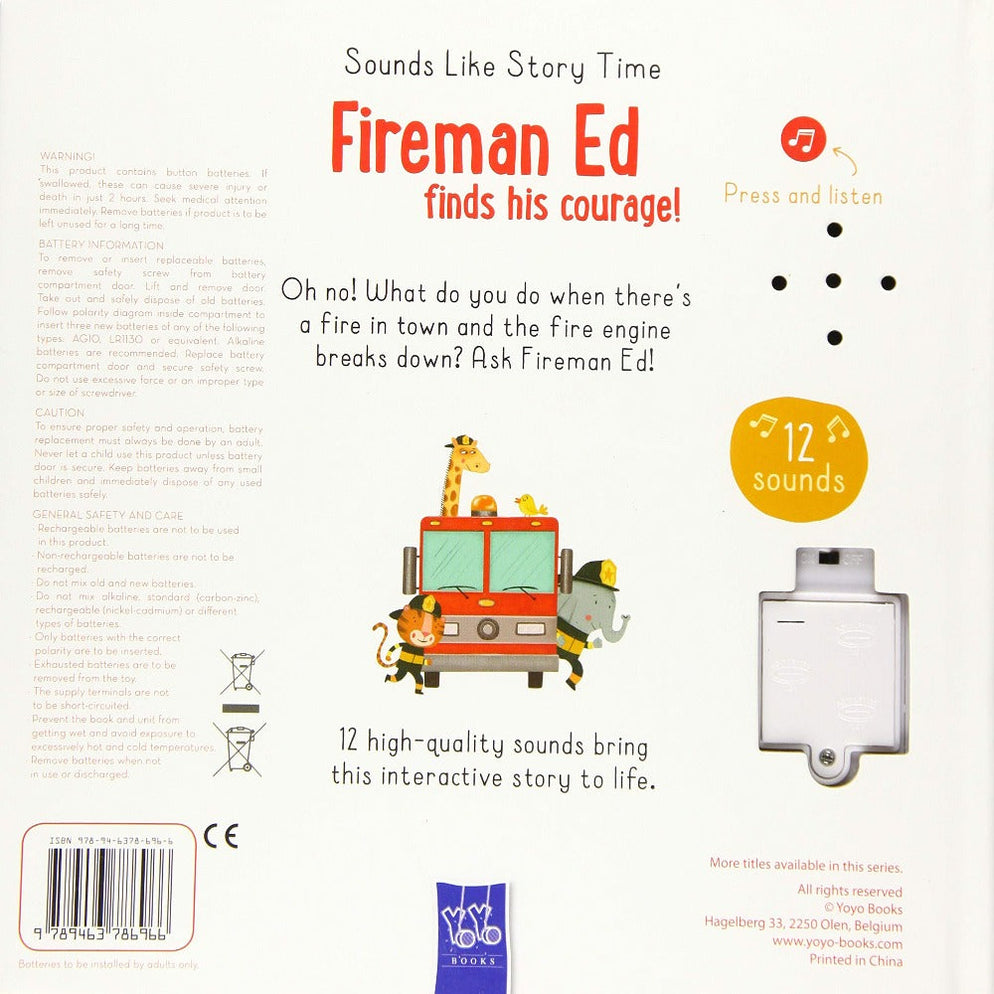 Fireman Ed Finds His Courage! — Toycra