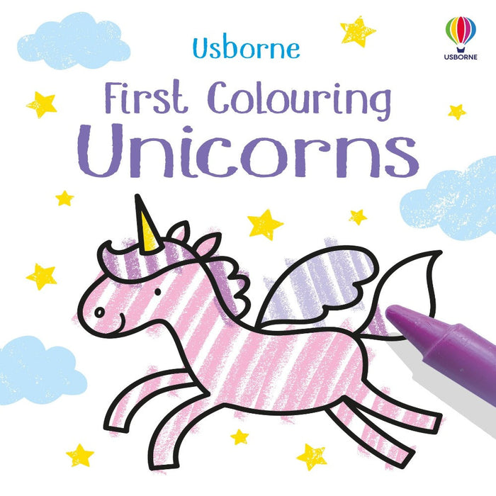 First Colouring unicorns-Activity Books-Usb-Toycra