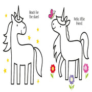 First Colouring unicorns