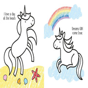 First Colouring unicorns