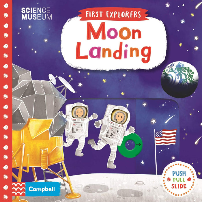 First Explorers : Moon Landing-Board Book-Pan-Toycra