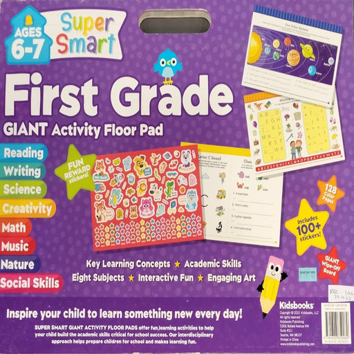 First Grade Giant Activity Floor Pad-Activity Books-RBC-Toycra