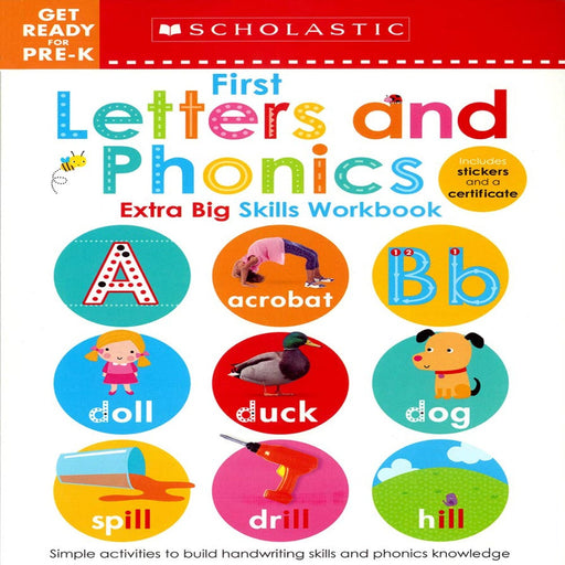 First Letters And Phonics Get Ready For Pre-K Workbook-Activity Books-Sch-Toycra