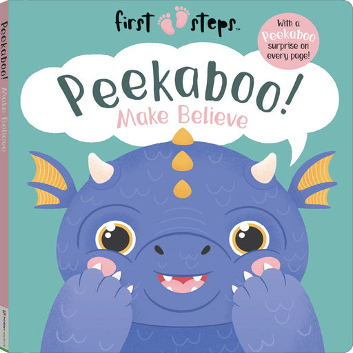 First Steps Peekaboo! Make Believe-Board Book-SBC-Toycra