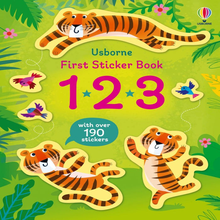 First Sticker Book 123-Activity Books-usb-Toycra