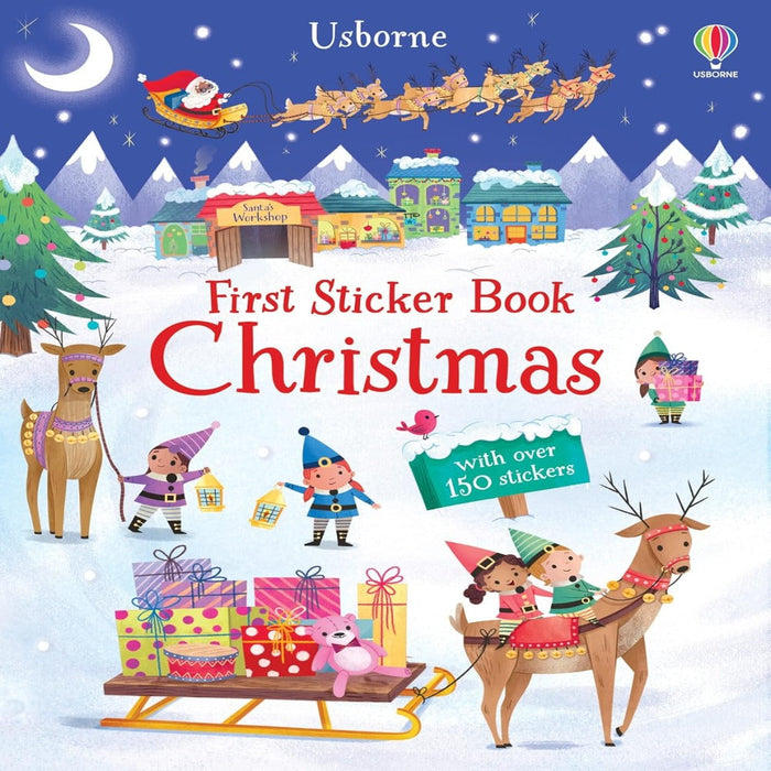 First Sticker Book Christmas-Sticker Book-Usb-Toycra