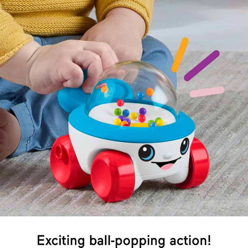 Fisher-Price Baby Toy Corn Popper Push-Along Vehicle