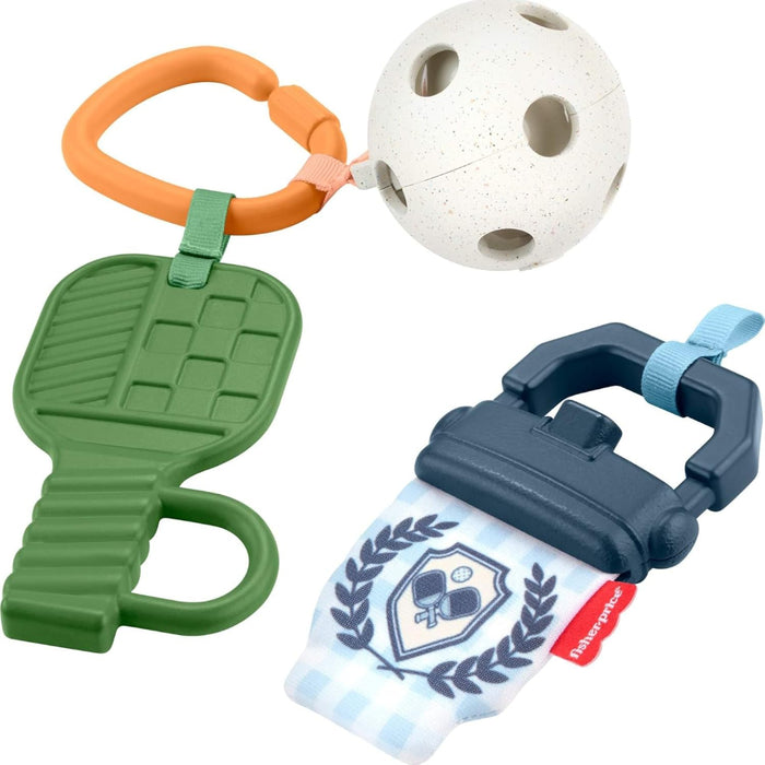 Fisher-Price Baby Toys Mini Me Moments Let’s Play Pickleball Set