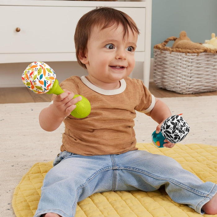 Fisher-Price Newborn Toys Rattle ‘n Rock Maracas