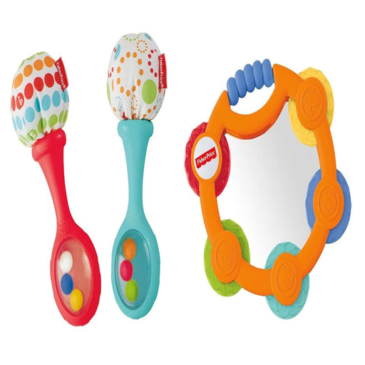 Fisher-Price Tambourine & Maracas Gift Set-Infant Toys-Fisher-Price-Toycra