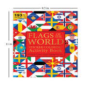 Flags Of The World Sticker Coloring Activity Book
