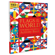Flags Of The World Sticker Coloring Activity Book