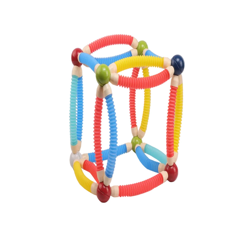 FlexiMag - Flexible Telescopic Magnetic Construction Set (36 Pcs)