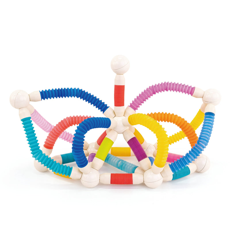 FlexiMag - Flexible Telescopic Magnetic Construction Set (36 Pcs)