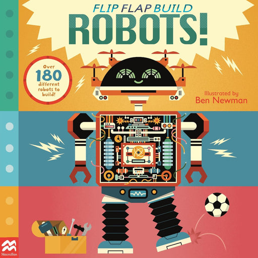 Flip Flap Build Robots!-Picture Book-Pan-Toycra