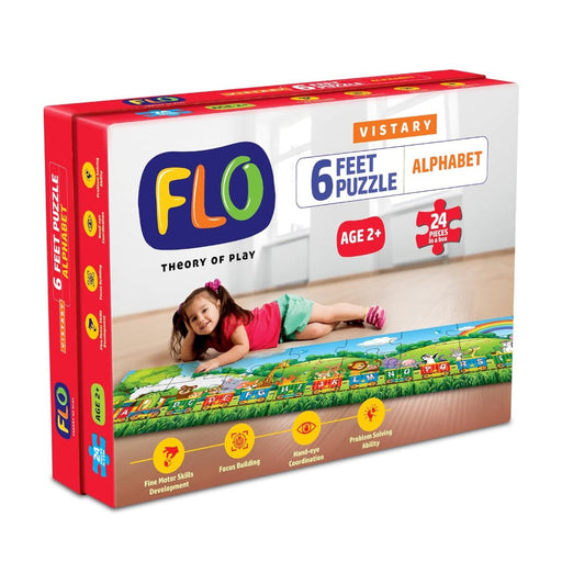 Flo Alphabet Puzzles - 24 Pieces-Puzzles-Flo-Toycra