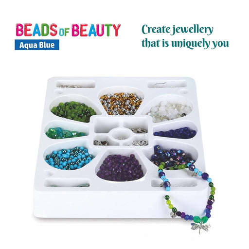 Flo Beads of Beauty - Aqua Blue-Arts & Crafts-Flo-Toycra