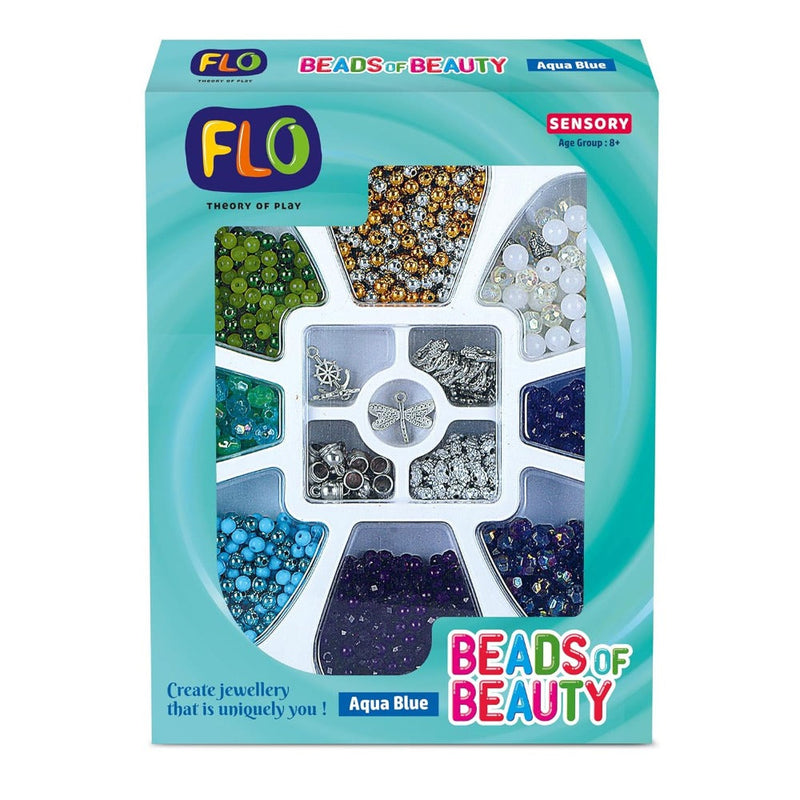 Flo Beads of Beauty - Aqua Blue