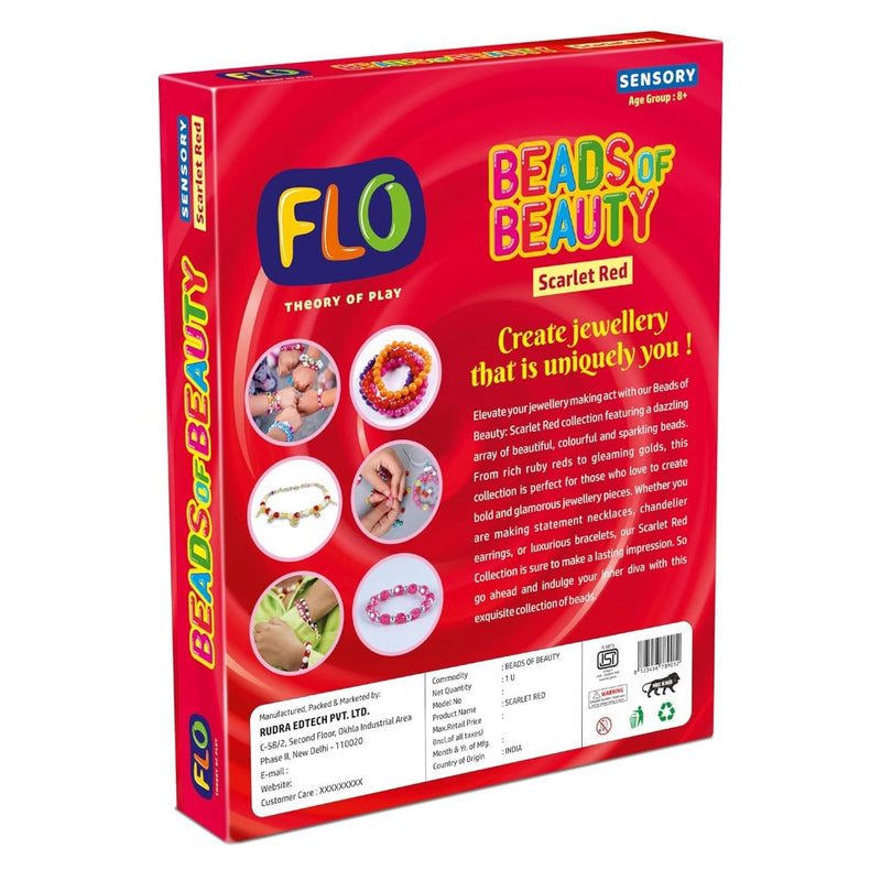 Flo Beads of Beauty - Scarlet Red