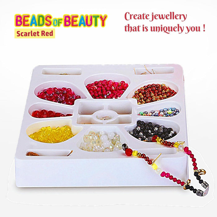 Flo Beads of Beauty - Scarlet Red-Arts & Crafts-Flo-Toycra